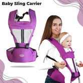 Baby Essential Hands Free Baby Carrier for Toddler (Magenta)